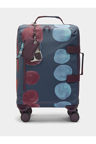 PARFOIS Desenli Teknik Kumaş Seyahat Valizi