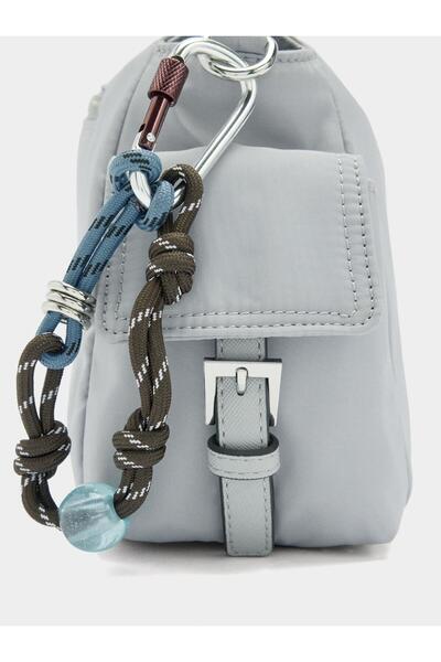 PARFOIS Charm'lı Teknik Kumaş Çapraz Çanta