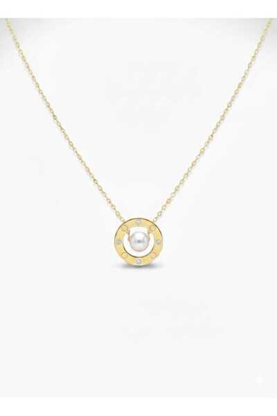 Papatya Silver 925 Ayar Altın Modeli Kolye.rose.gold.rodaj