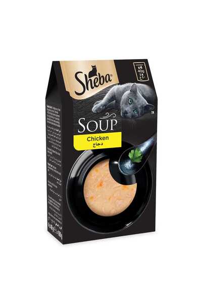 SHEBA Soup With Chicken Cat Food Light, Nutritious Gourmet Meal for Adult Cats 1+ Years