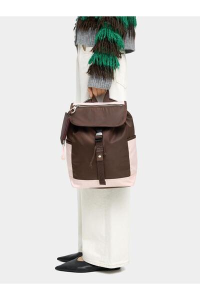 PARFOIS Teknik Kumaş Renk Bloklu Sırt Çantası