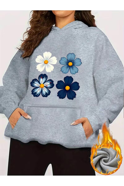 PENTHİLUS قصة فضفاضة سترة رياضية مطبوع ، مريحة ودافئة ومناسبة للاستخدام اليوم...