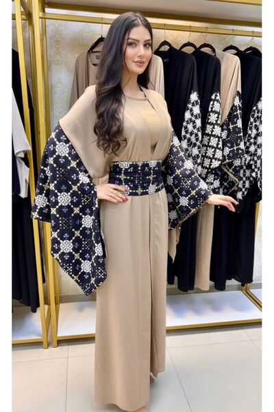 ONE WAY FASHION بشت ملكي فاخر من 3 قطع