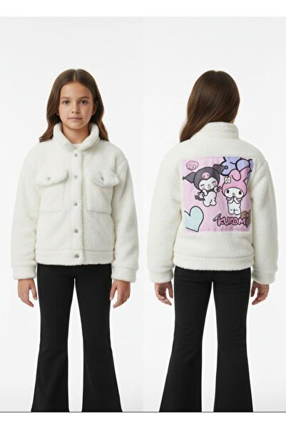 Renklerin Tutkusu Kız Çocuk Peluş Kuromi Hırka