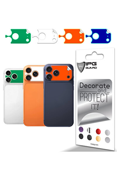 Ipg واقي الكاميرا الخلفية لهاتف iPhone 17 Pro «Set2» - 4 ألوان، واقي كاميرا م...