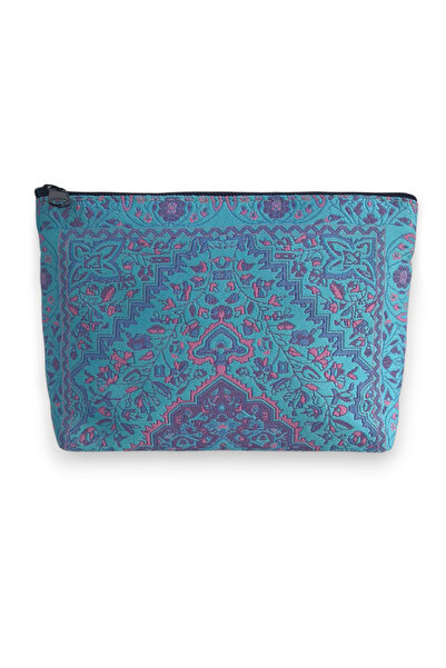 Wallery Bags حقيبة مكياج صغيرة متعددة الأغراض منقوشة