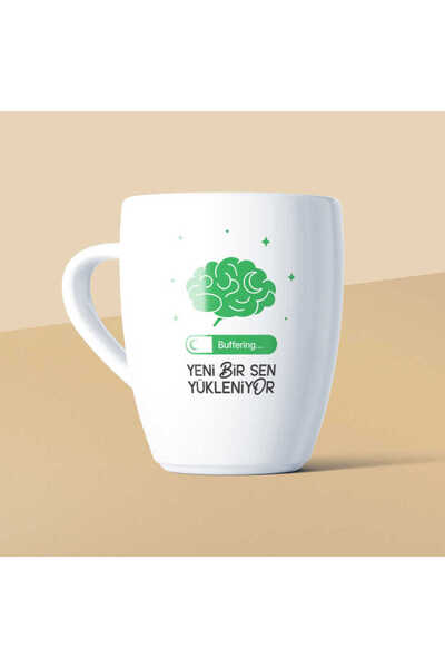 Loading a New You White Ceramic Mug with Motto