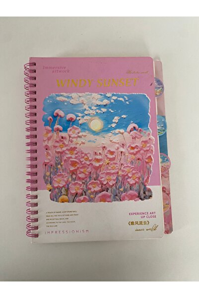 İnci Kawaii A5 Ayraçlı Defter Günlük Desenli Hediyelik Anı Defteri