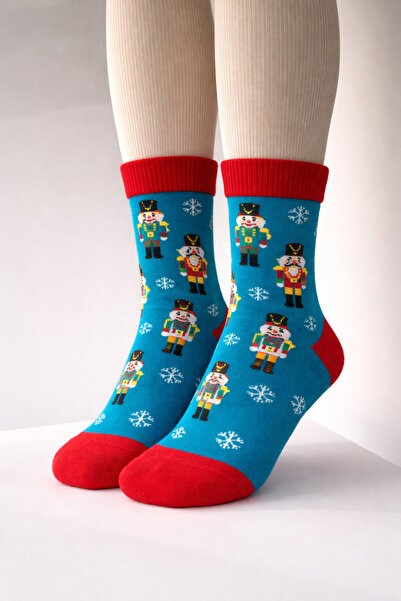 uğurlu dükkan Blue background soldier socks 36 44