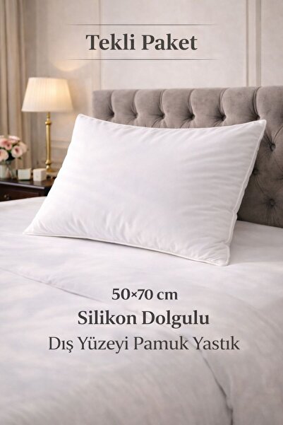 sternen glanz SleepWell 50 x 70 cm Slikon Dolgulu Dış Yüzeyi Pamuklu Yumuşak ...