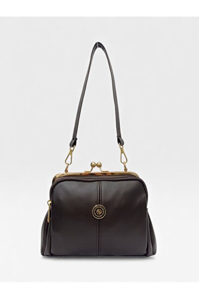 SUYKA BAGS Kadın Burslu 4 Bölmeli Ayarlanabilir Çapraz Askılı Yumuşak Suni De...