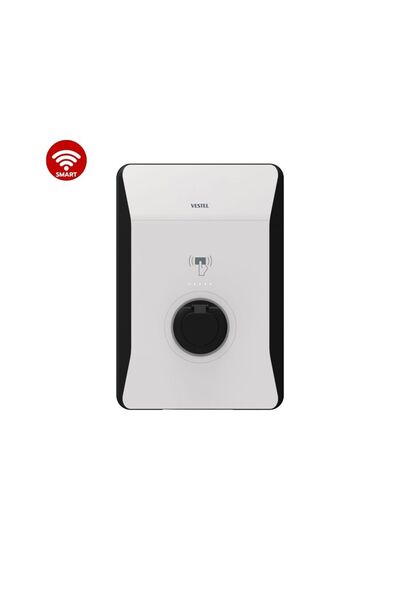 Vestel ZES EVC04 Smart Yeni Kasa 22 kW AC Soketli Elektrikli Araç Şarj İstasyonu