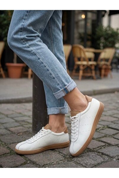 FOREX Hakiki Deri Dr Tavsiyeli Bağcıklı Ayakkabı