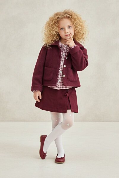 Minigimin Cicileri Set de fustă pantalon scurtă piese pentru fetiță, cu cămaș...