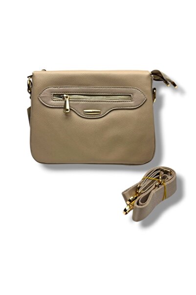 Cakgo 303-26 Δερμάτινη γυναικεία τσάντα με 4 θήκες και ιμάντα ώμου