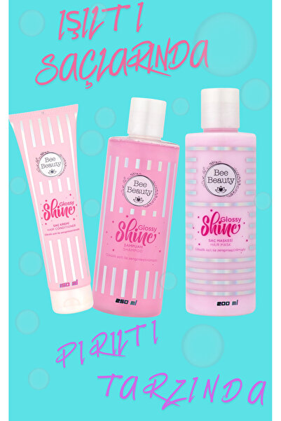 Bee Beauty Glikolik Asit İle Zenginleştirilmiş Set Glossy Shine Saç Maskesi &...