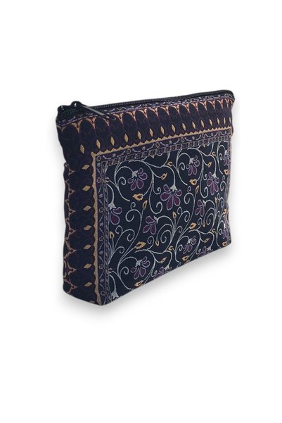 Wallery Bags حقيبة مكياج صغيرة متعددة الأغراض منقوشة