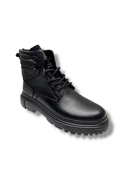 Cakgo 190-26 Ανδρικές μπότες από γνήσιο δέρμα με ανατομικό κορδόνι στο πάνω μ...