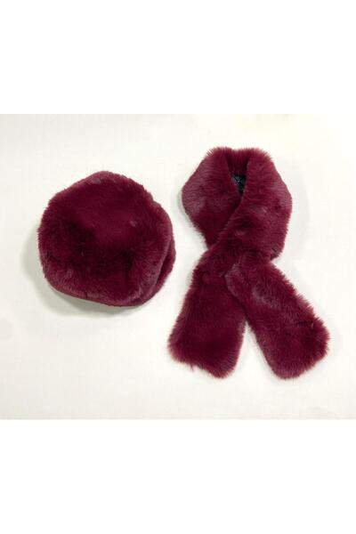 karantuhafiye Plush Fur Kalpak Hat Horse Team / Set of 2