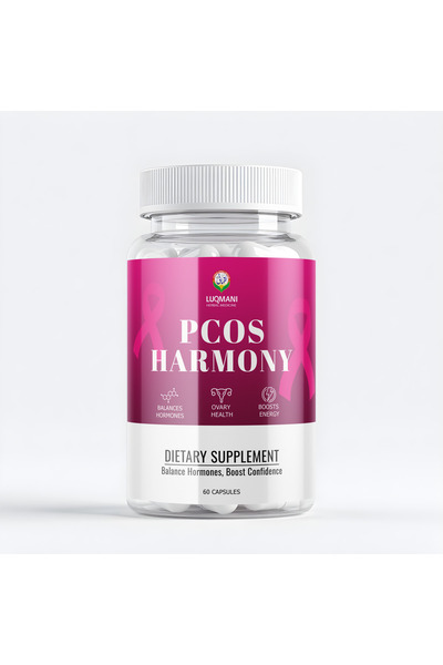 Luqmani herbs PCOS Harmony - Herbal PCOS Tablets for Hormonal Balance & Wellness - 60 Capsules Great Results