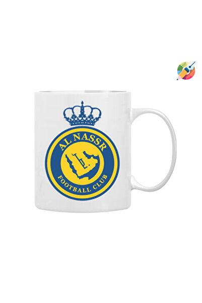 CERCİBAZAAR Printed Trophy Cup with Al-Nassr Logo