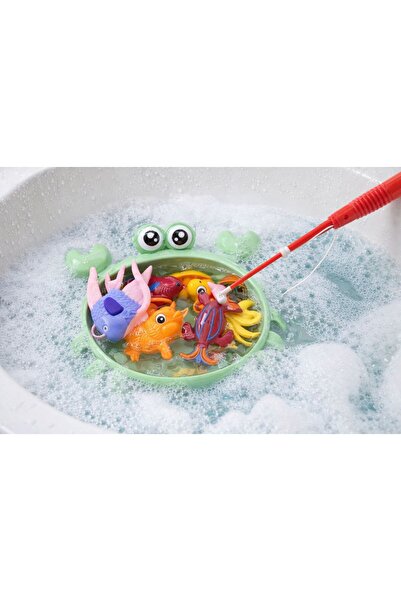 NASYONEL TOYS Çocuklar İçin Balık Tutma Oyunu Seti – Fun Fishing Manyetik Bal...