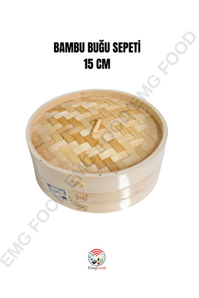 Stainless steelss BAMBU BUHAR SEPETİ 15 CM