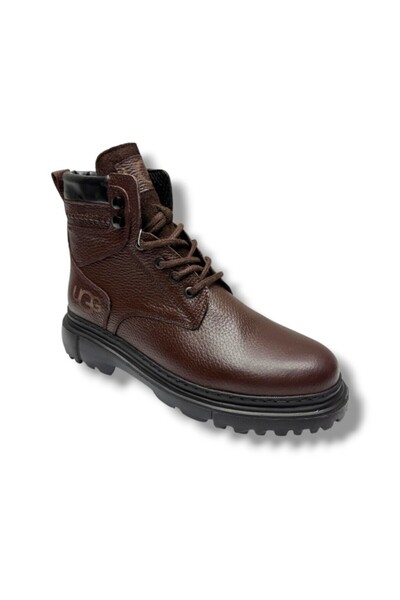 Cakgo 190-26 Ανδρικές μπότες από γνήσιο δέρμα με ανατομικό κορδόνι στο πάνω μ...