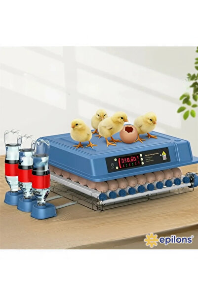 Epilons Epo-w64 Tam Otomatik Kuluçka Makinesi 64 Yumurta Kapasiteli Civciv Ka...