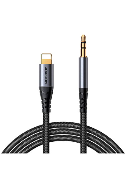 Joyroom Cablu Lightning la Jack 3.5mm, 1.2m - Audio-Transfer Series (SY-A06) - Black