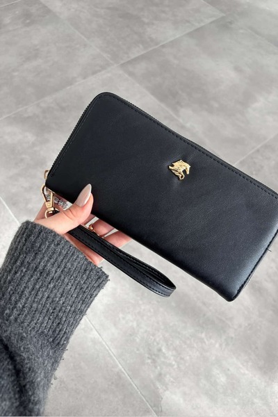 Yuka Atelier Oversize Telefon Bölmeli Suni Deri Kadın Cüzdan