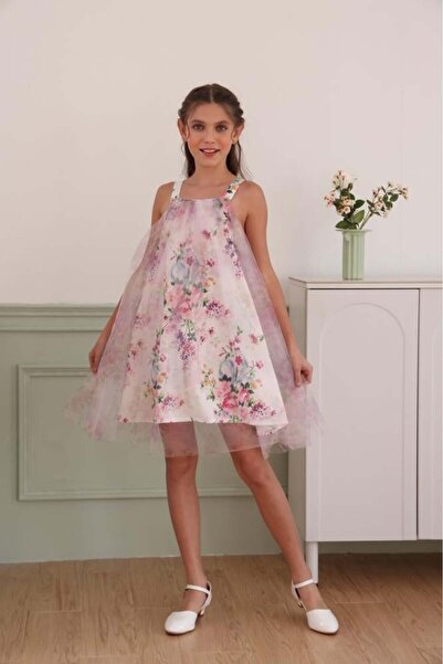 Alesaei-mondo tondo فستان بناتي علاقي كاجول 7050