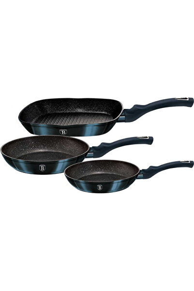 Berlinger Haus Set de 3 tigăi 20 24 28cm BH6140 Acvamarin