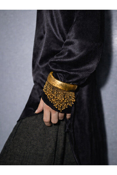 Meva Takı ve Aksesuar Tassel Antique Handcuff Bracelet |   Mev'Antik Collection