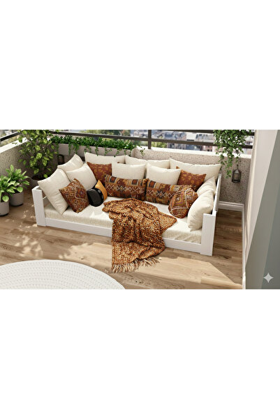 Ninnimo MDF Sedir Kanepe 90x190 cm (İÇ ÖLÇÜ) Mindersiz