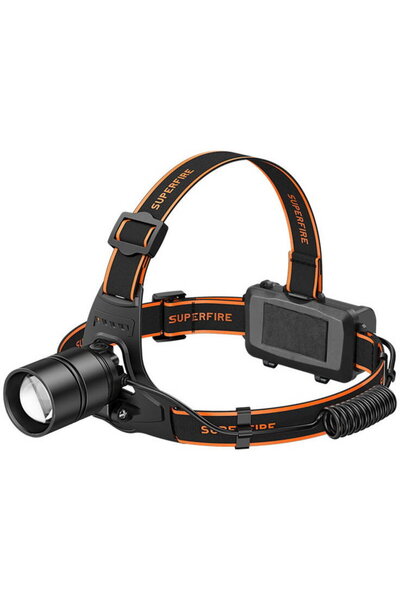 SUPERFIRE Lampă frontală HL71, 500lm, USB