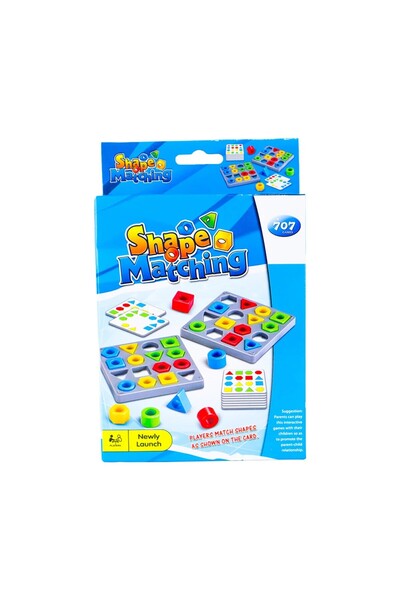 PlayZen Şekil Eşleştirme – Eğitici Şekil Kutu Oyunu | 3+ Yaş | Renk ve Form Tanıma