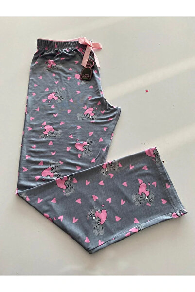 LİPARİS Women's Vıscon Single Bottom Pajamas 5512