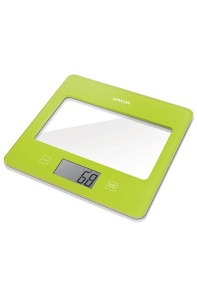 Sencor CANTAR BUCATARIE STICLA SECURIZATA VERDE SENC