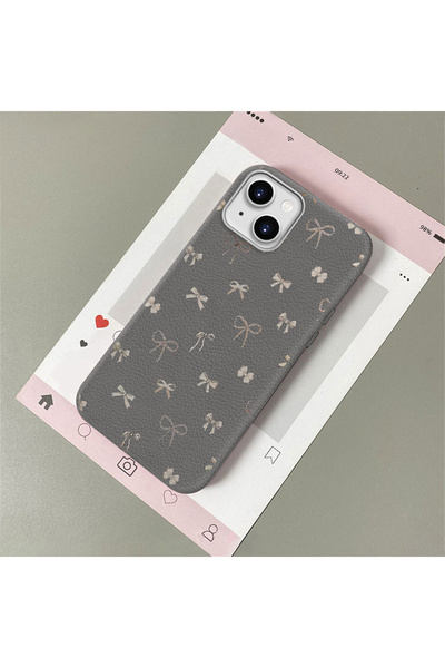 Hontinga غطاء هاتف من السيليكون الناعم مضاد للسقوط بملمس جلدي متوافق مع آيفون...