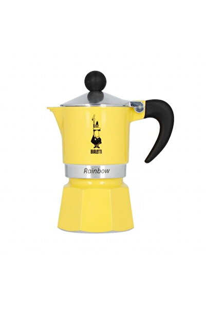 Bialetti Rainbow, capacity 150 ml, for 3 cups, yellow