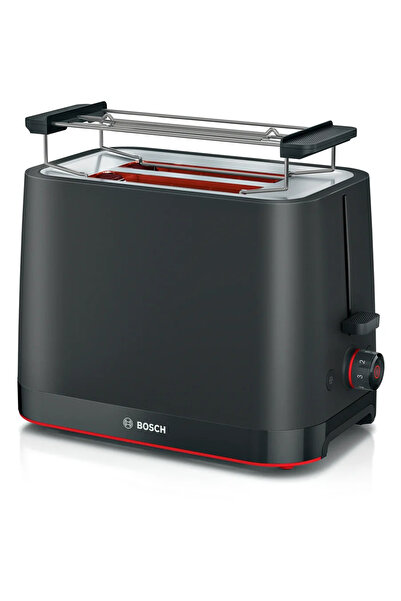 Bosch Set toasters 950 W, negru, capacitate 2 felii, suport ustensile