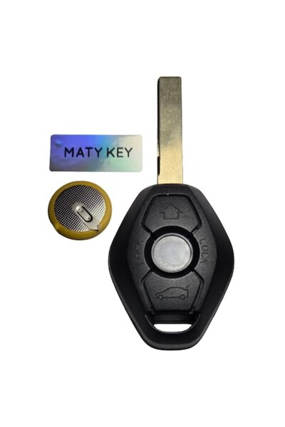 Aftermarket Carcasă cheie BMW E46 Seria 3 cu baterie de schimb LIR2025