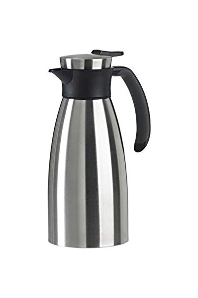 emsa Vacuum jug SOFT GRIP, 1 liter (stainless steel/black, Quick Tip closure)