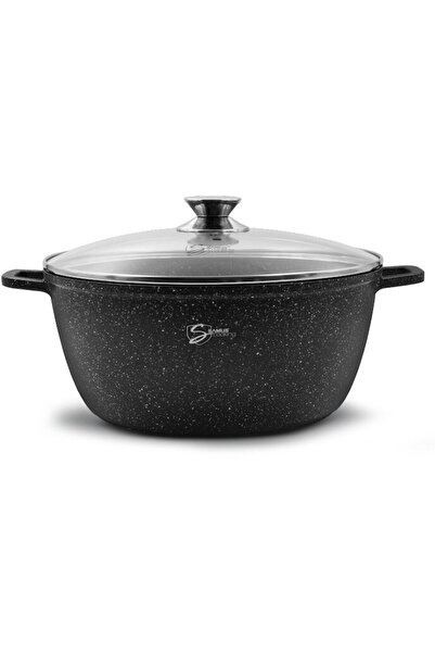 Samus Cast aluminum pot with lid, 30x13.5 cm, 7.9L - TOL30-OC, Toledo Line