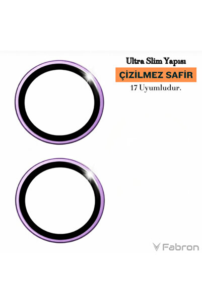 FABRON Original Sapphire Lens iPhone 17 Camera Lens Protector Anti-Scratch Sa...