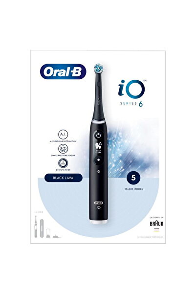 Braun iO6 Series Electric Toothbrush, Black Onyx