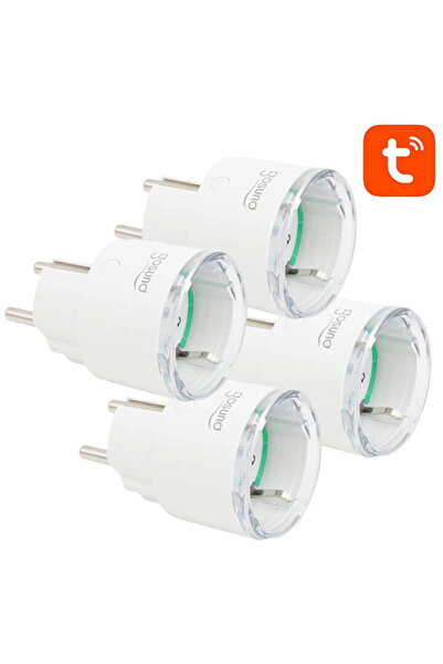 Gosund SP111 cu monitorizarea energiei, Aplicatii: si TUYA, Control vocal, 3680W, 16A, WiFi, Alb