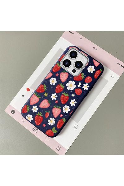 Hontinga iPhone 12 Pro Compatible Leather Texture Anti Fall Soft Silicone Pho...