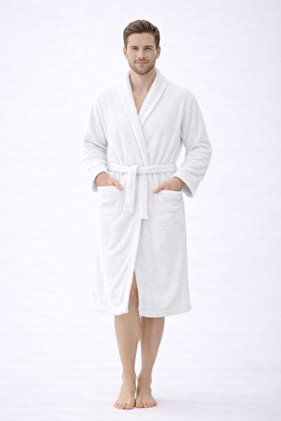 CASPARA Cotton Premium Bathrobe I Unisex I Ultra - Soft I Bathrobe I Shawl Collar I Dowry I Men's & Women's Bathrobe
